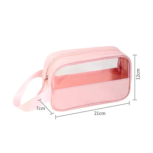 Exquisite Travel Beach Unique Large Mens Toiletry Kit High Value Light Luxury Wind Transparent Makeup Bag